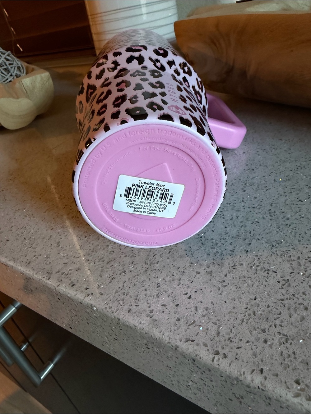 Hyrdrojug x PINK “Pink Leopard” 40oz - Picture 6 of 7